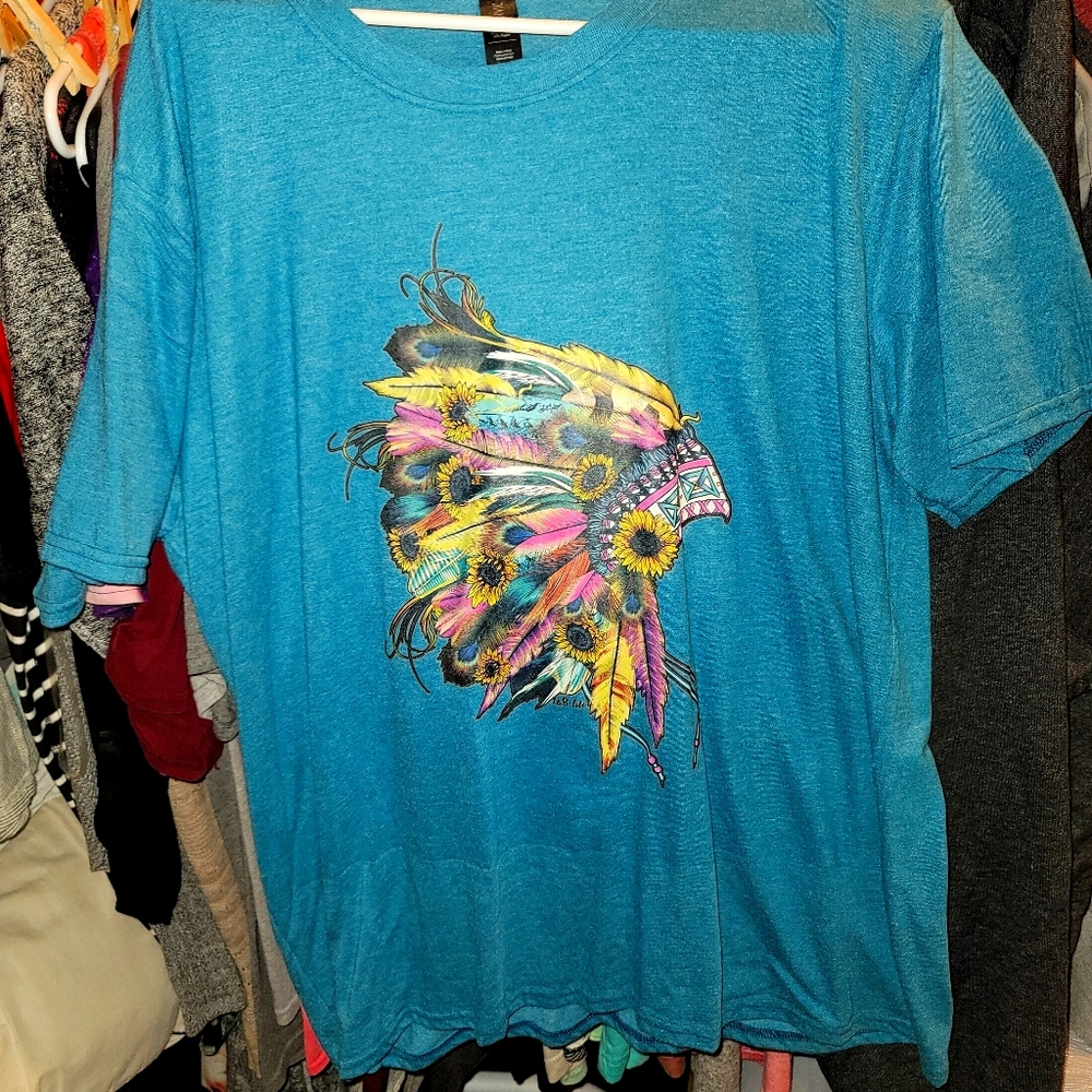 Indian headdress tshirt